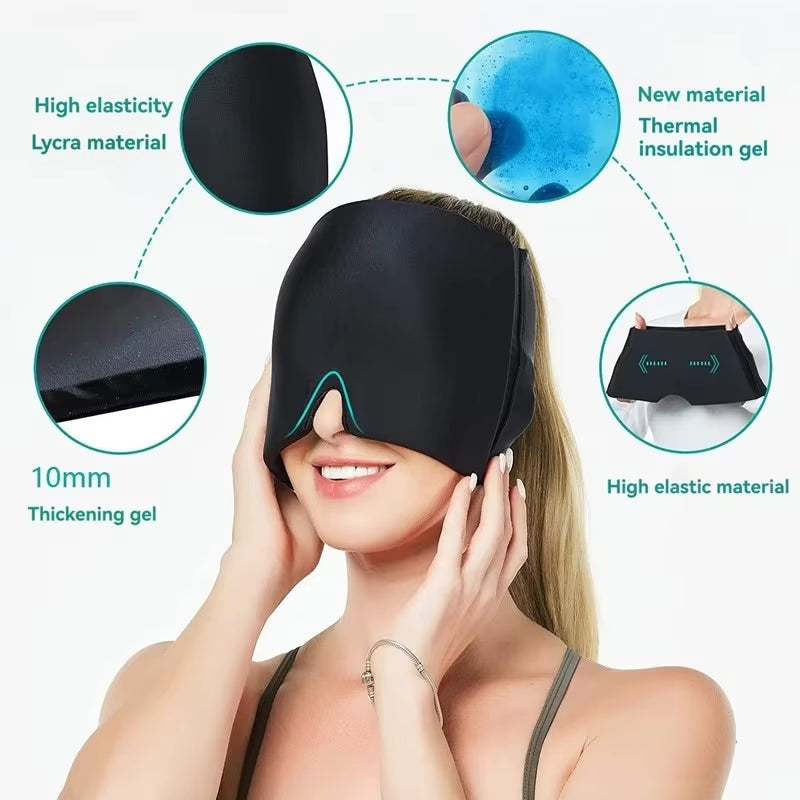ThermaRelief™ 2-in-1 Gel Headgear – Hot & Cold Therapy for Instant Comfort