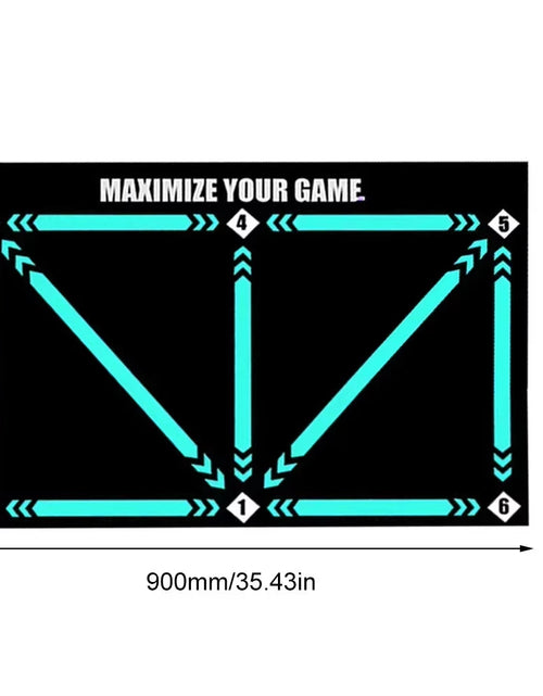 Load image into Gallery viewer, KickMaster Pro – Kids’ Non-Slip Soccer Training Mat for Home Practice &amp; Play
