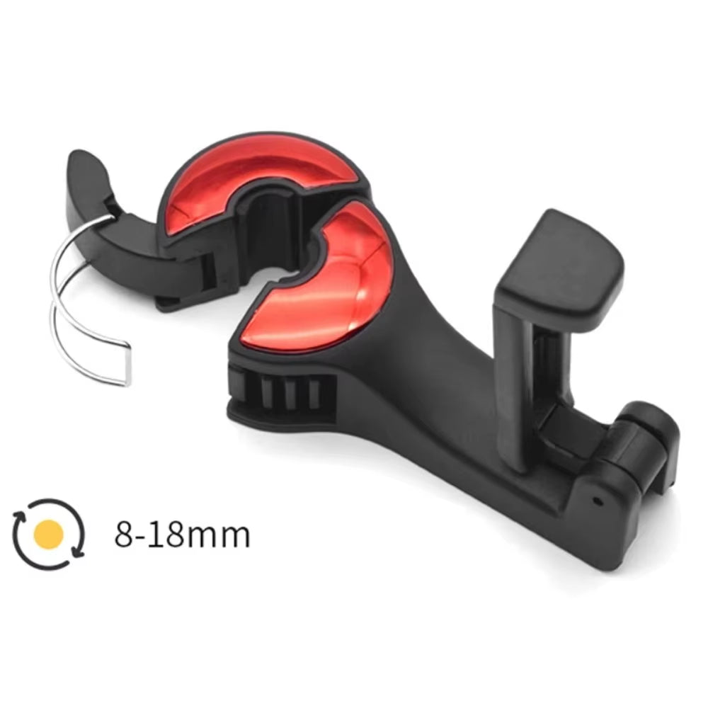 HookNView Car Organizer – Multi-Function Back Seat Hook & Phone Holder Bracket