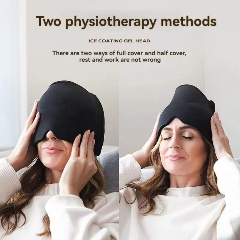 ThermaRelief™ 2-in-1 Gel Headgear – Hot & Cold Therapy for Instant Comfort