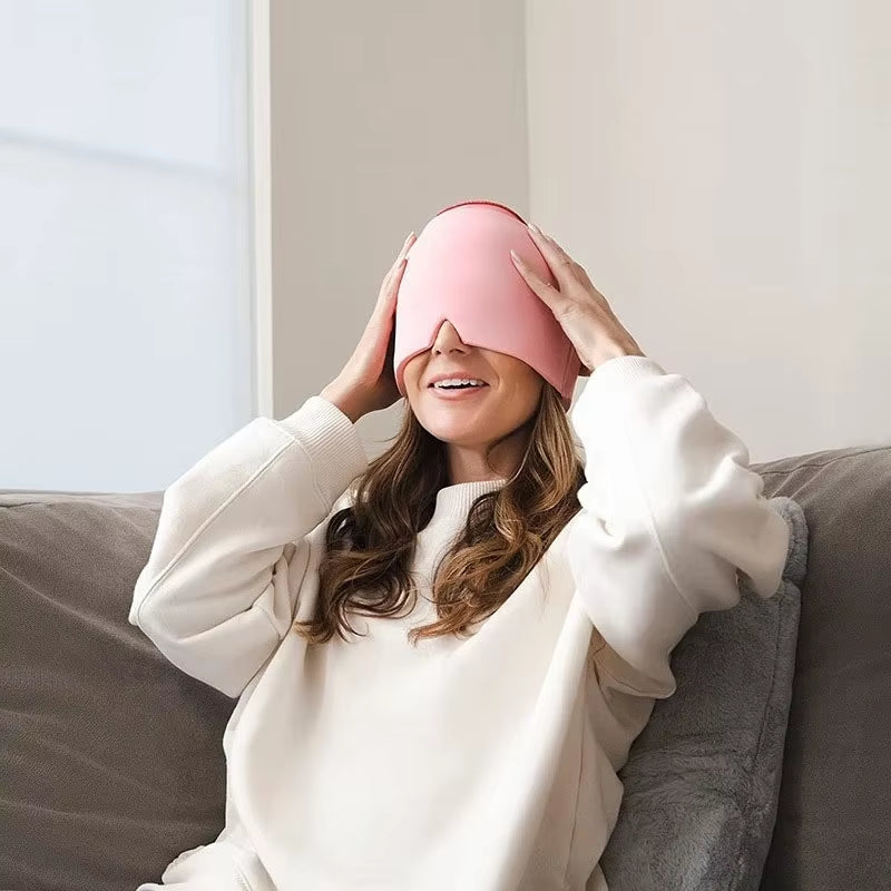 ThermaRelief™ 2-in-1 Gel Headgear – Hot & Cold Therapy for Instant Comfort