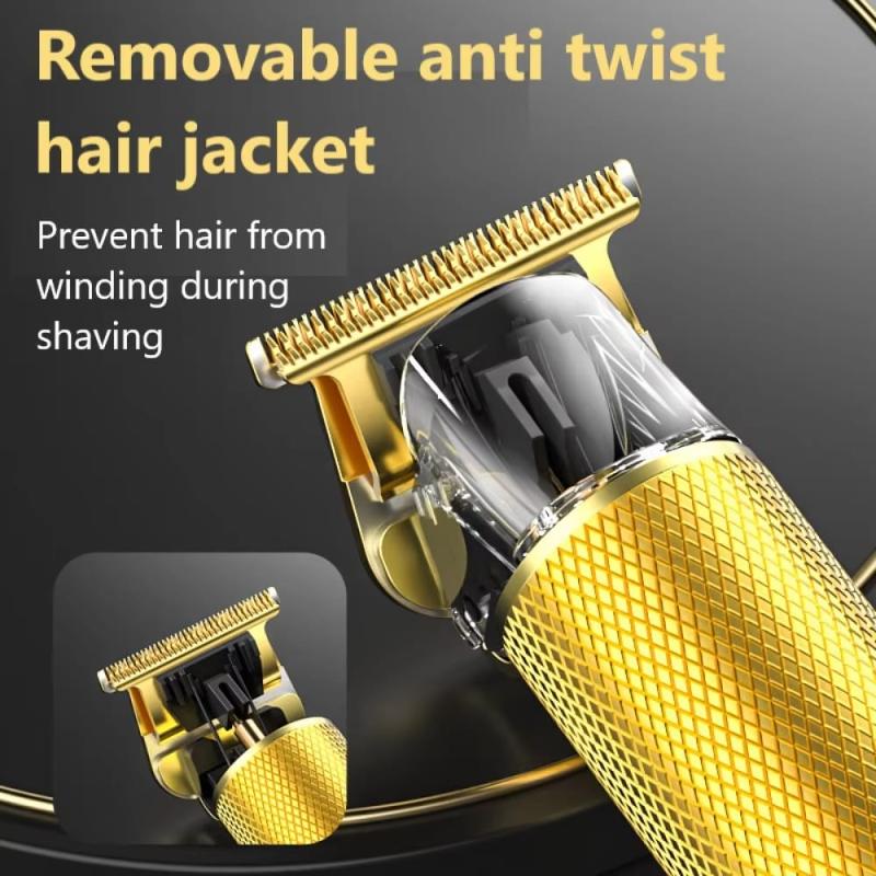 Rechargeable Trimmer with Engraved Dragon & Buddha Design