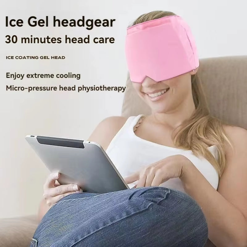 ThermaRelief™ 2-in-1 Gel Headgear – Hot & Cold Therapy for Instant Comfort