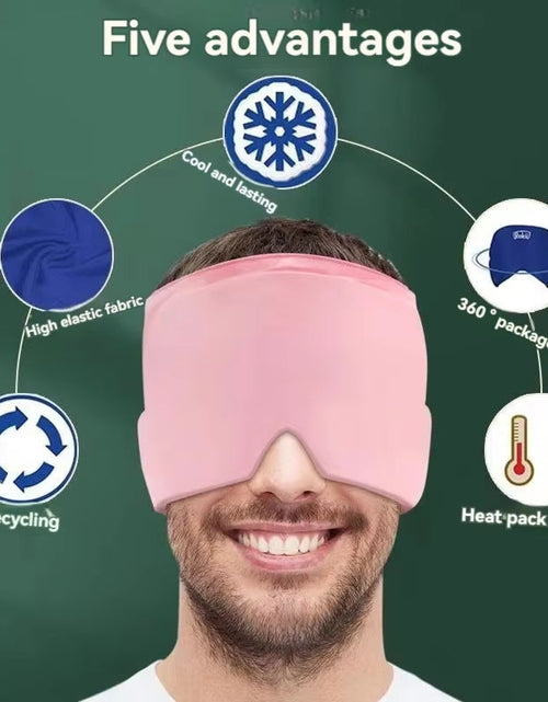 Load image into Gallery viewer, ThermaRelief™ 2-in-1 Gel Headgear – Hot &amp; Cold Therapy for Instant Comfort
