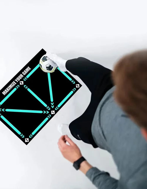 Load image into Gallery viewer, KickMaster Pro – Kids’ Non-Slip Soccer Training Mat for Home Practice &amp; Play
