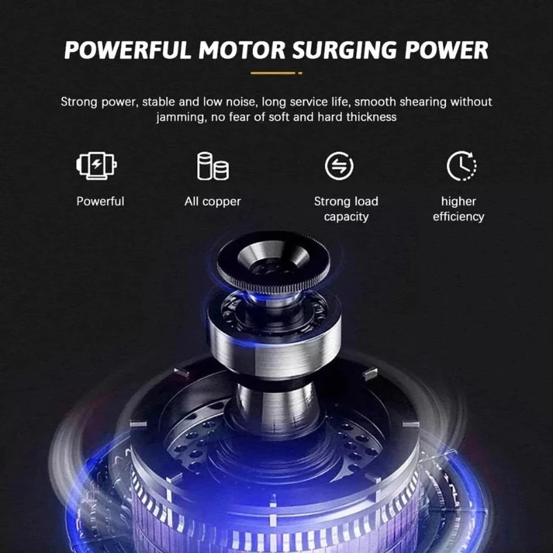 Rechargeable Trimmer with Engraved Dragon & Buddha Design